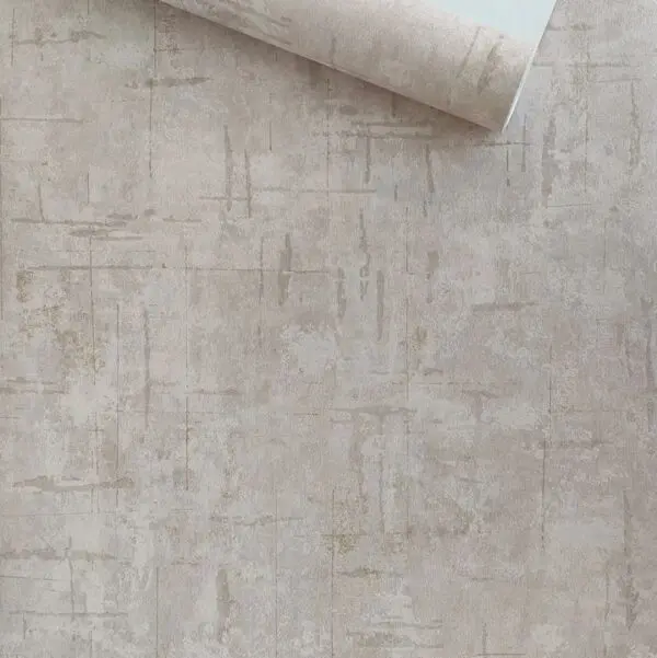 PAPEL DE PAREDE IMPORTADO CIMENTO CONCRETO NUDE VINÍLICO LUXO