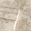 PAPEL DE PAREDE IMPORTADO ARABESCO DOURADO CLARO VINÍLICO TEXTURIZADO LUXO