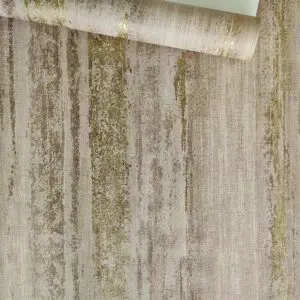 PAPEL DE PAREDE IMPORTADO TEXTURA MARROM RELEVO DOURADO VINÍLICO LUXO