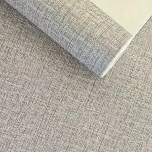 PAPEL DE PAREDE IMPORTADO LINHO MARROM CLARÍSSIMO ACINZENTADO VINÍLICO LUXO
