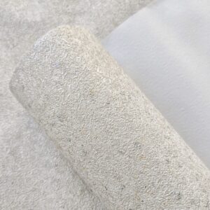 PAPEL DE PAREDE IMPORTADO IMITAÇÃO MICA OFFWHITE VINÍLICO LUXO