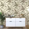 PAPEL DE PAREDE IMPORTADO FLORAL HOMEHAUS VINÍLICO LUXO