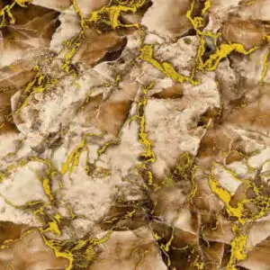 PAPEL DE PAREDE HOMEHAUS IMPORTADO MÁRMORE MARROM E DOURADO VINÍLICO LAVÁVEL