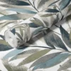 PAPEL DE PAREDE IMPORTADO FOLHAGEM AZUL E VERDE OLIVA VINÍLICO TEXTURIZADO