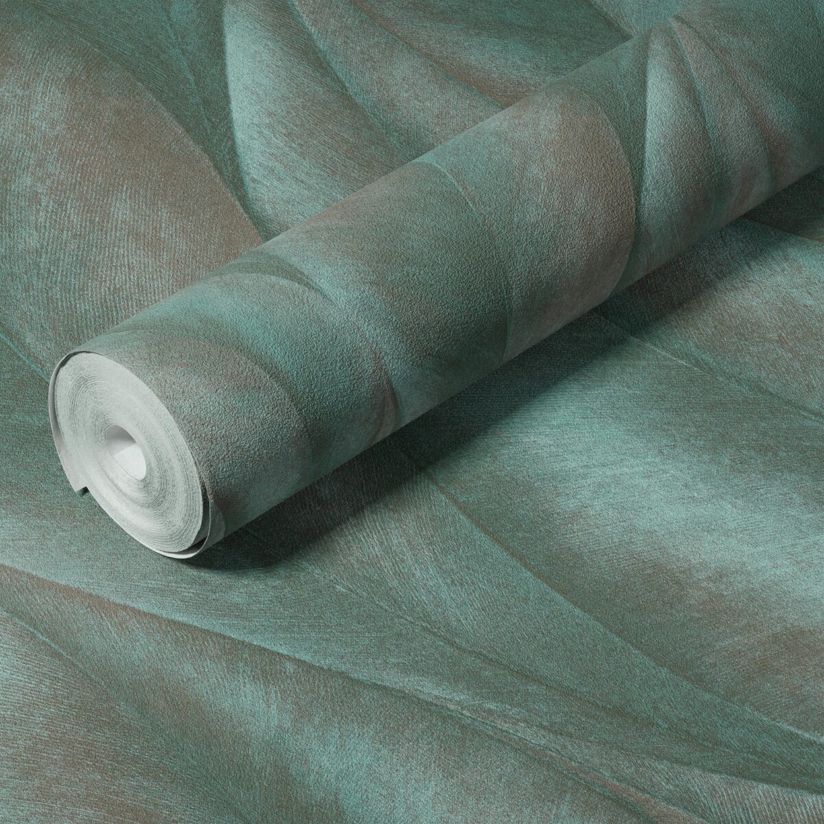 PAPEL DE PAREDE IMPORTADO FOLHAGEM FLUÍDA COM BRILHO VINÍLICO LUXO